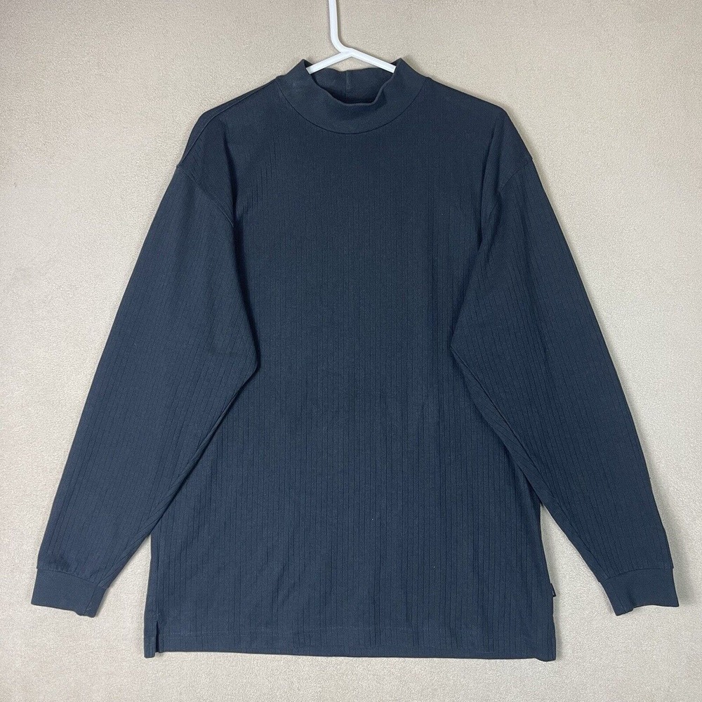 Nike Sweater Mens Large Black Golf‎ Dri Fit Golfing Pullover Casual Adult
